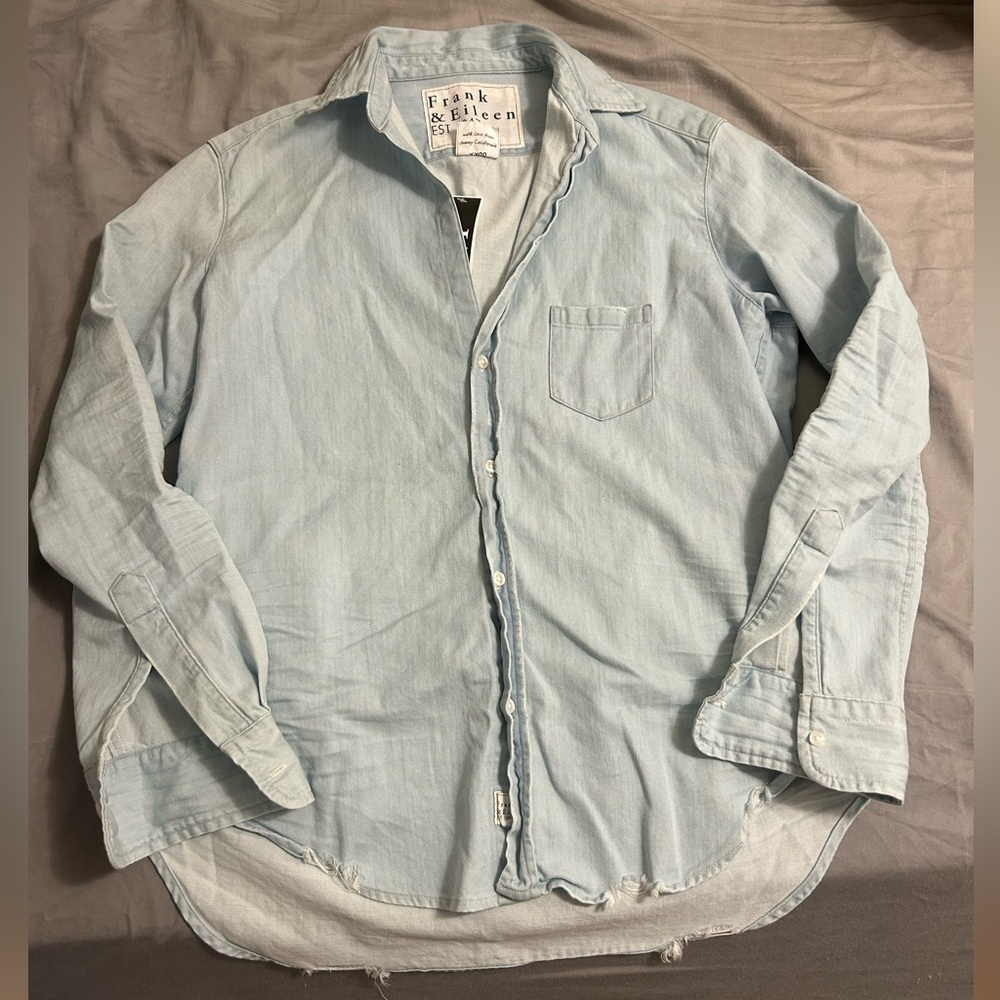 Blue Denim Button Up